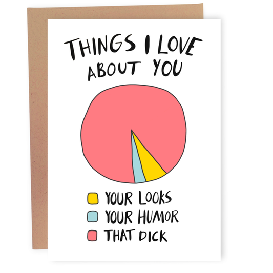 Greeting Card: Things I Love About You (Relationship)