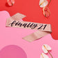 "Finally 21" Rose Gold Party Sash
