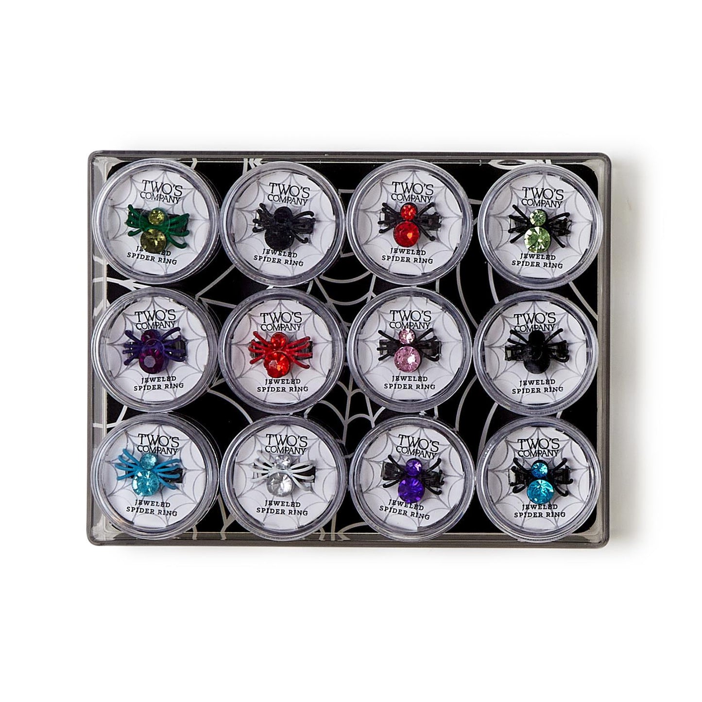 Crystal Spider Rings (Multiple Color Options)