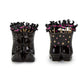 Witch Boots Pick Holder with 20 Witches Hat Picks