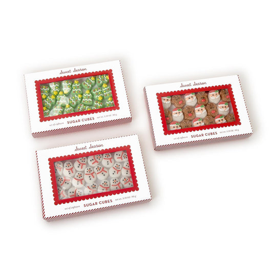 Holiday Hand-Decorated Sugar Cubes (Multiple Styles)