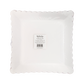 Retro Spring Check Scalloped Square Paper Plates
