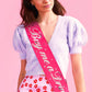 "Buy Me a Drink" Hot Pink Party Sash
