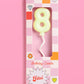 Pastel Bubble Candle: 8