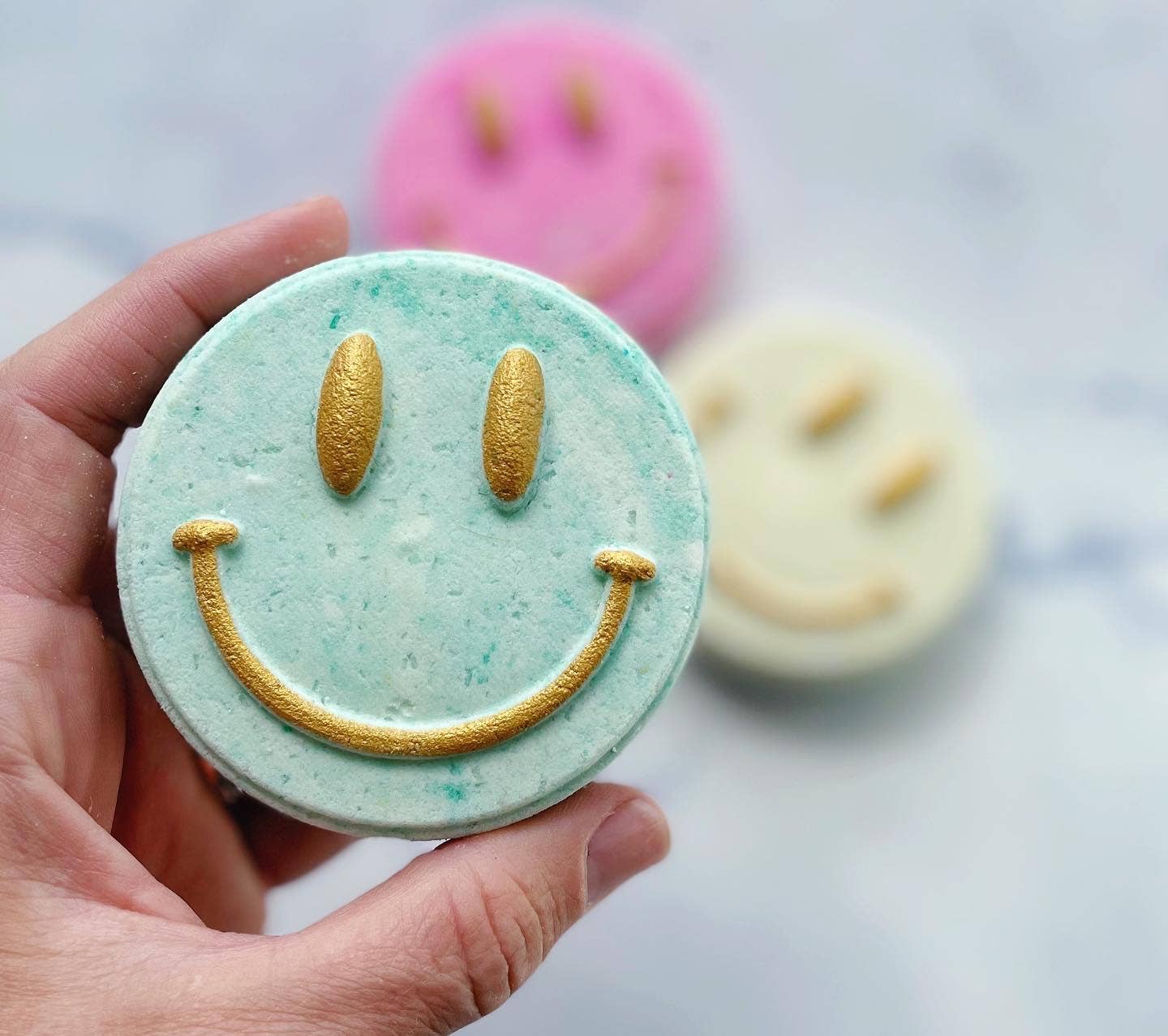 Smiley Face Bath Bomb (Multiple Color Options)