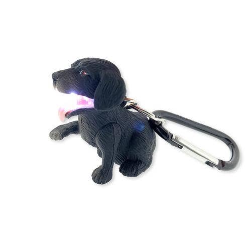 Black Labrador Wildlight Carabiner Flash Light