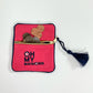 Pink Mahjong Coin & Dice Bag