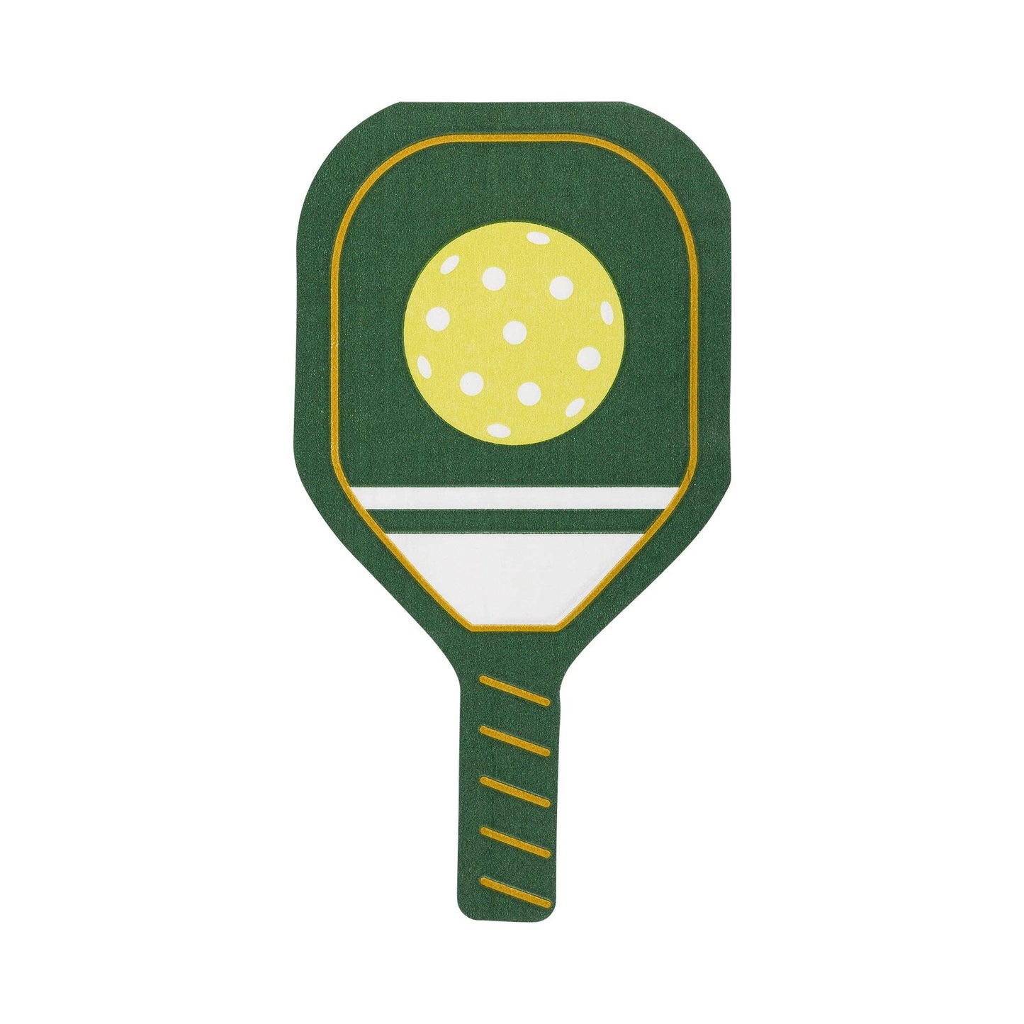 Green Pickleball Paddle Napkin