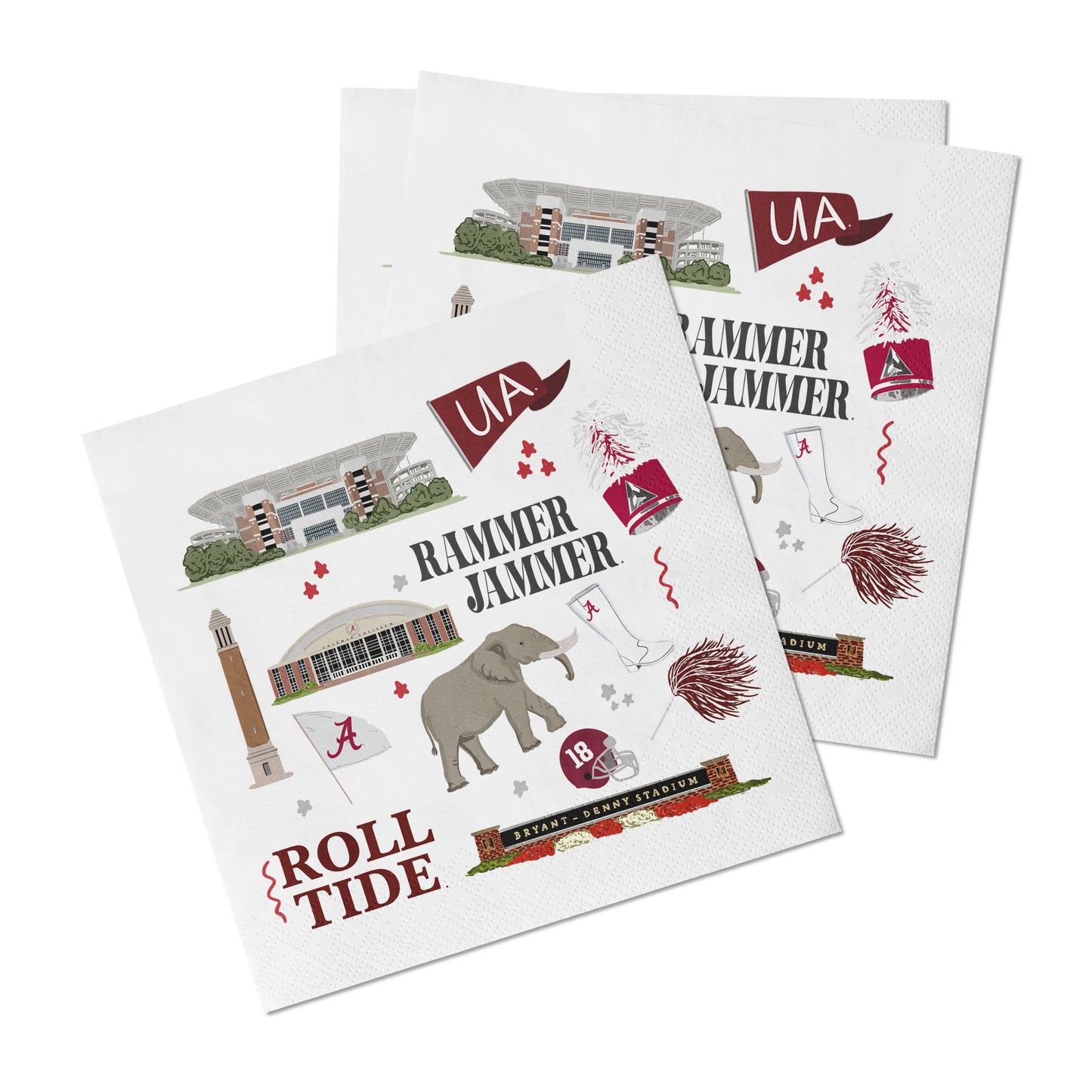 University of Alabama Icon Napkins