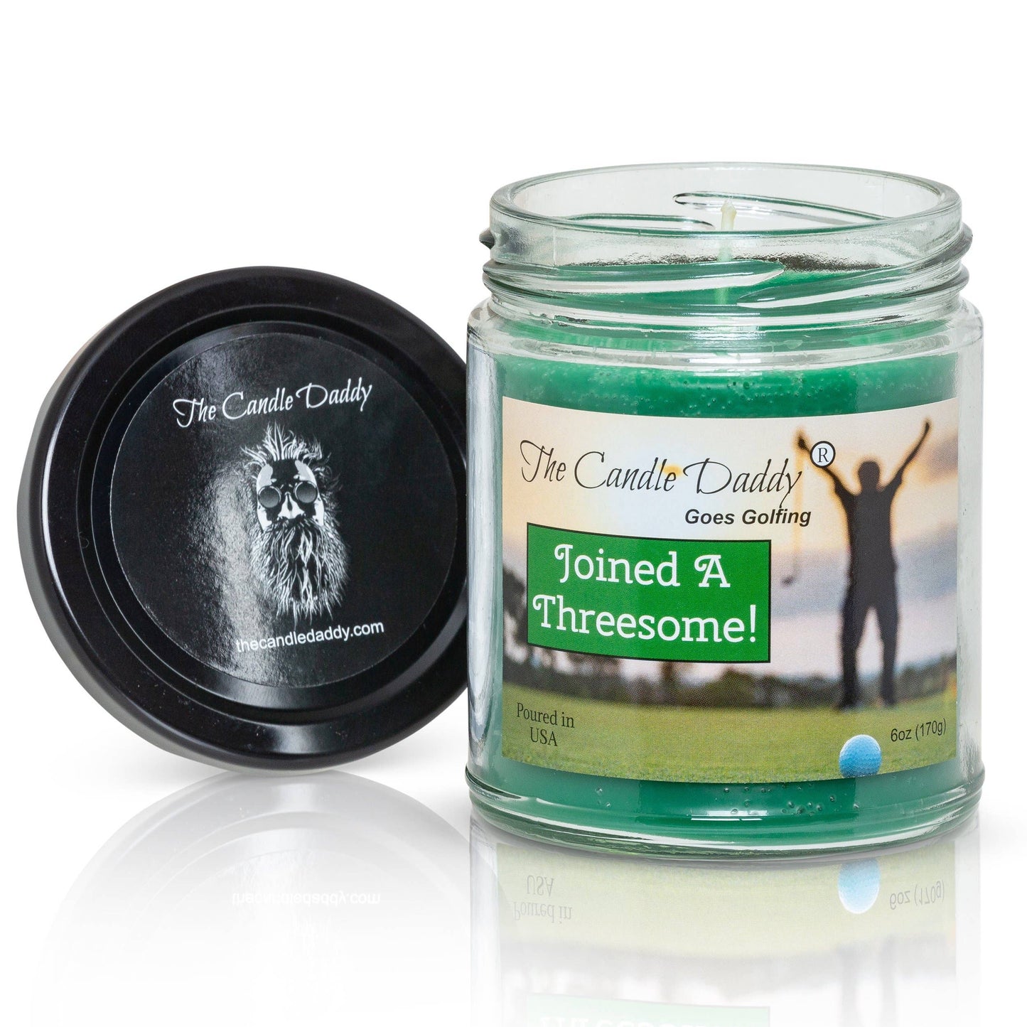 Joined a Threesome 6oz Jar Candle (Fairway Scent)