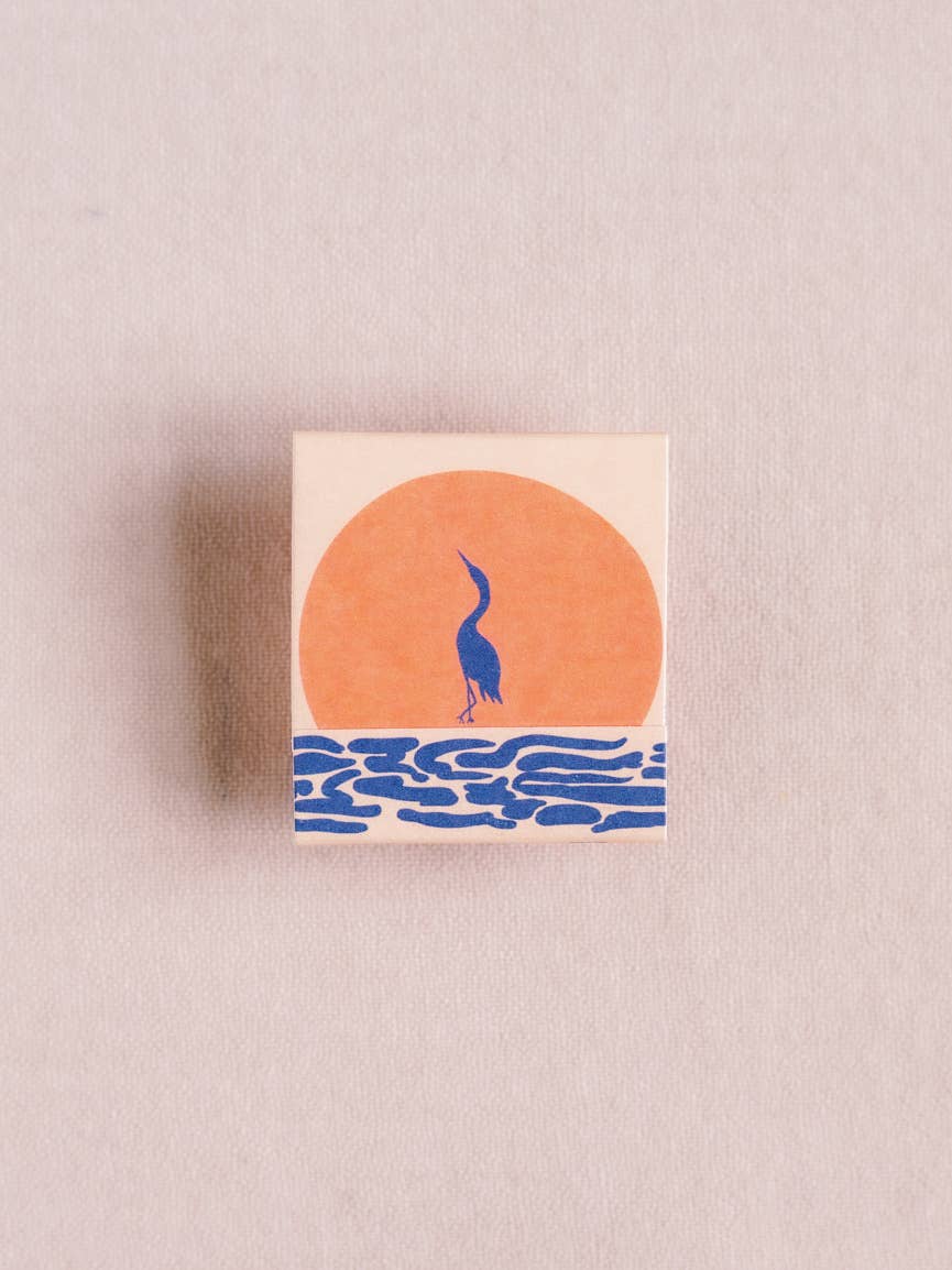 Tropical Sunset Birds Matchbook