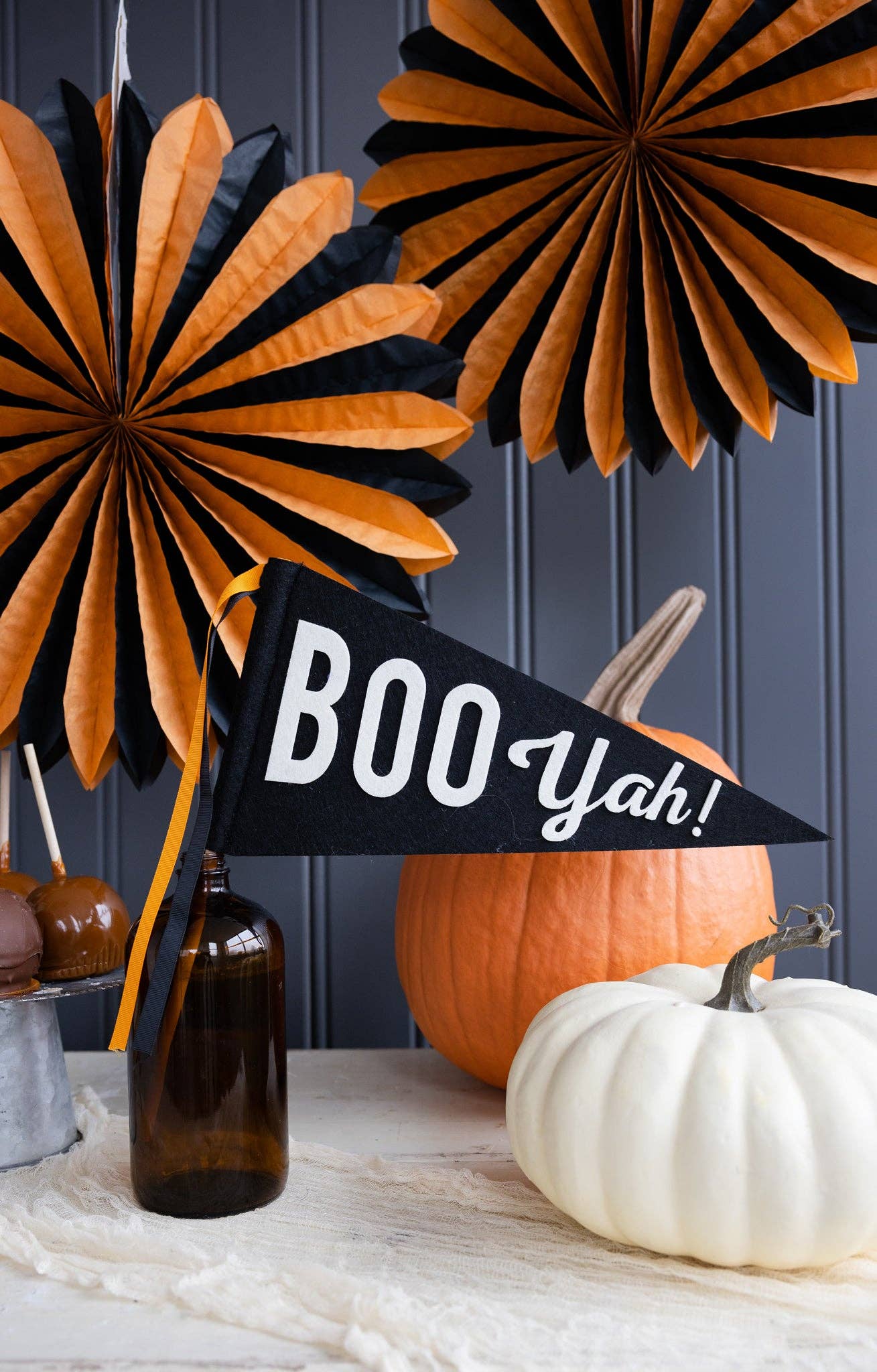 Boo Yah! Felt Pennant Banner