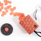 Reusable Confetti Popper: Powder White with Rainbow Confetti