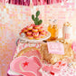 Pink & Gold Disco Ball Paper Plate