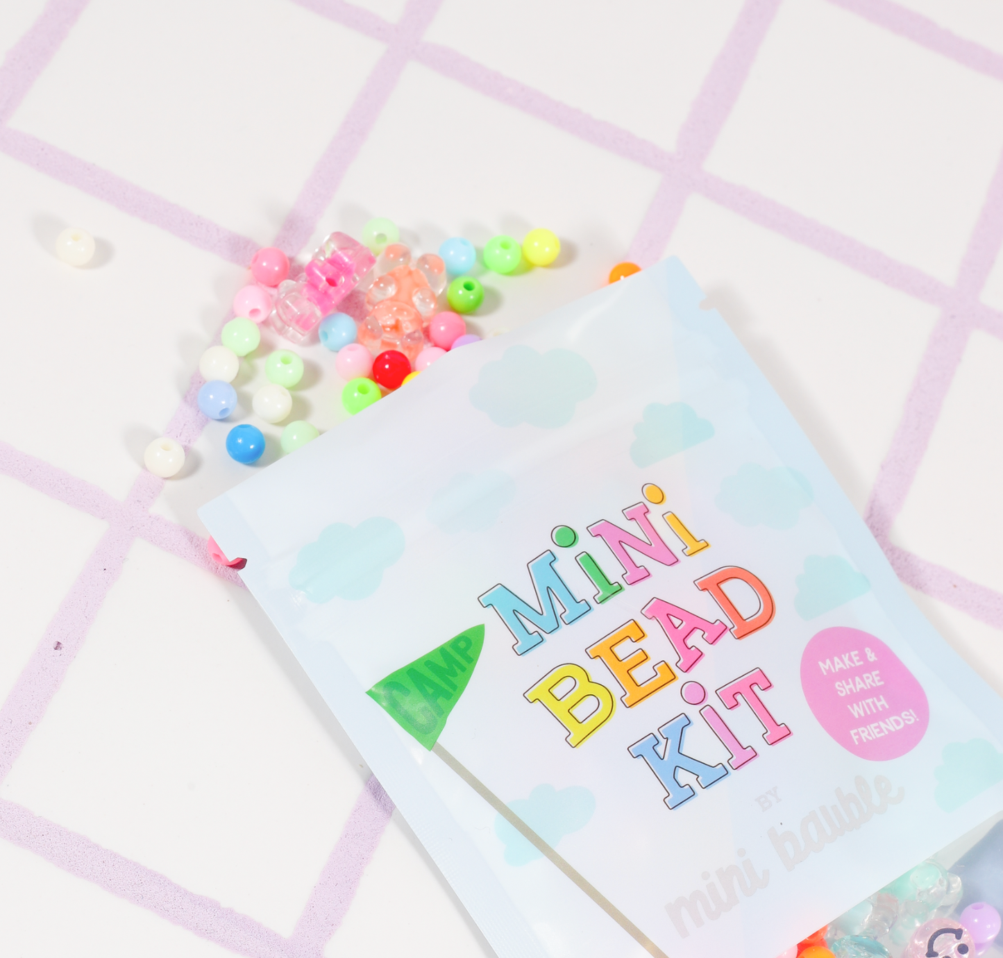 Mini Bauble Bead Kit: Camp Confetti