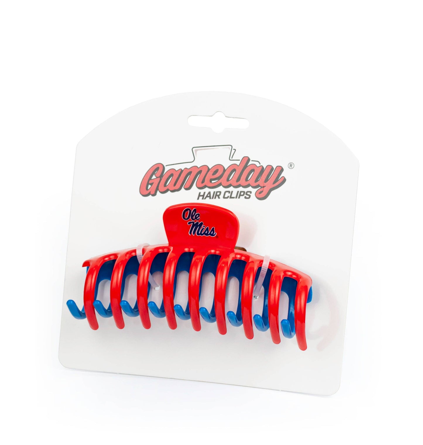 Large Ole Miss Hair Clip