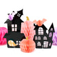 Mini Honeycomb Paper Pumpkin Set (Set of 8)