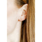 Micro Moon Screwback Stud Earrings