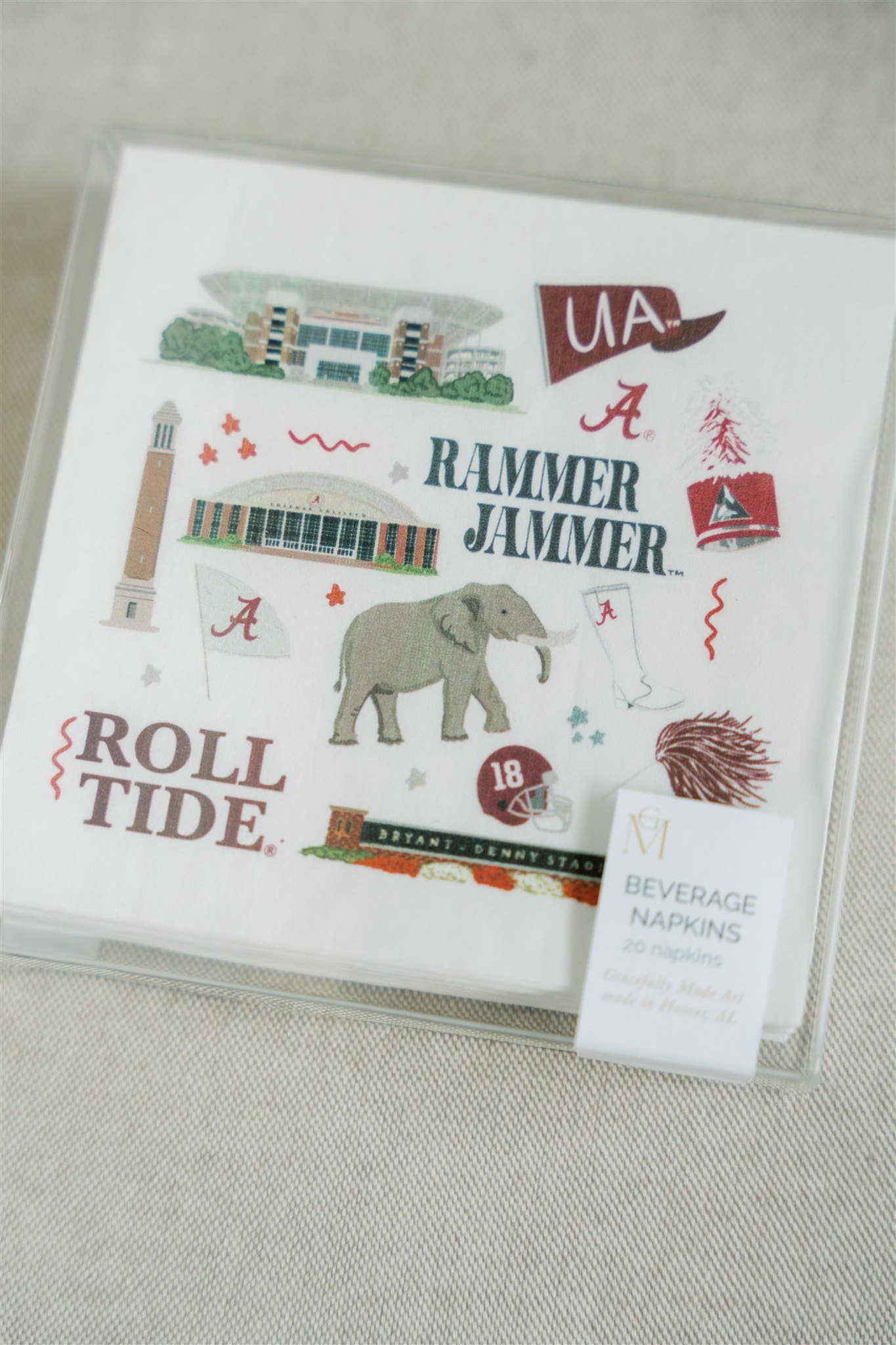 University of Alabama Icon Napkins