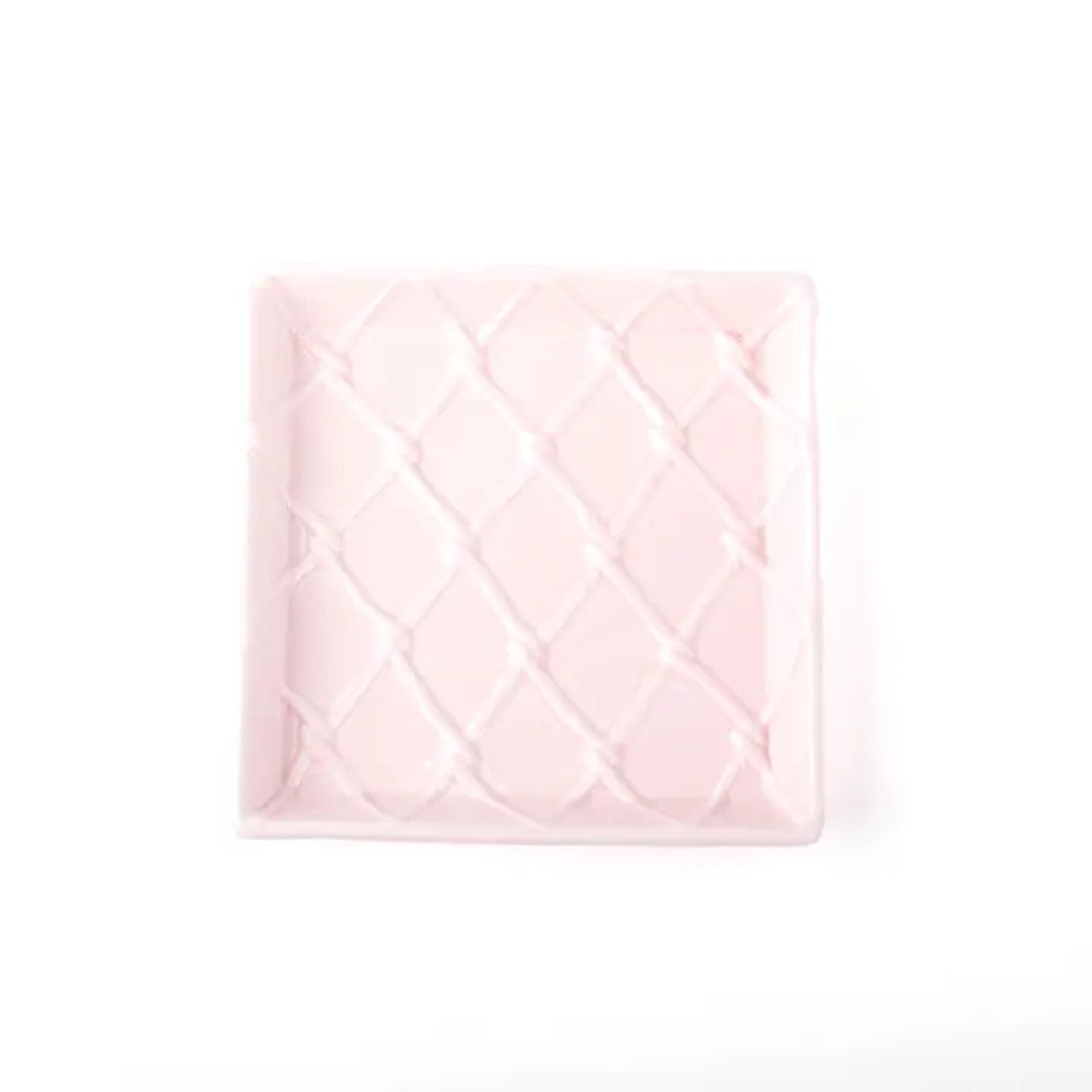 Pink Textured Cocktail Napkin Tray