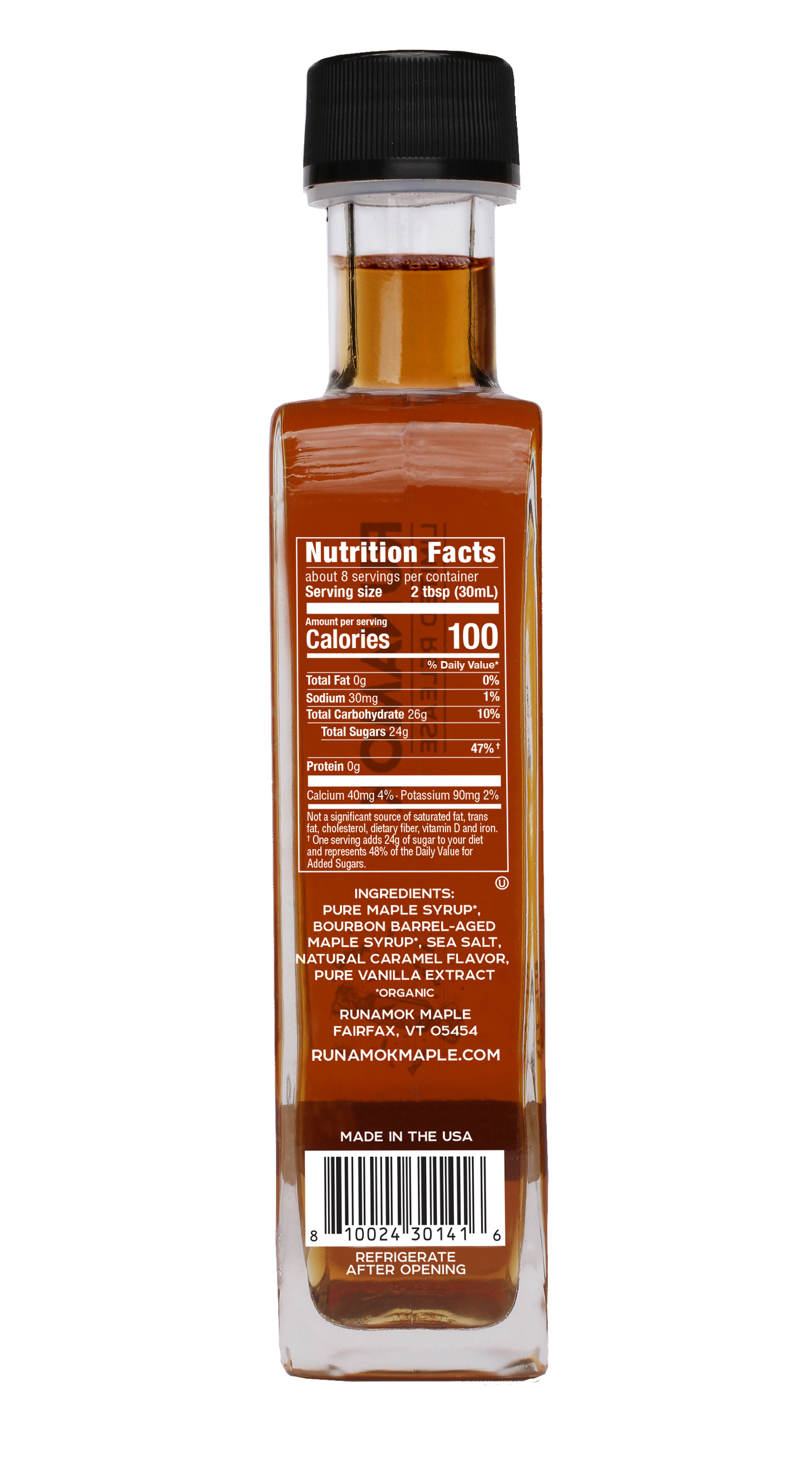 Salted Caramel Infused Maple Syrup (250ml) - LIMITED RELEASE