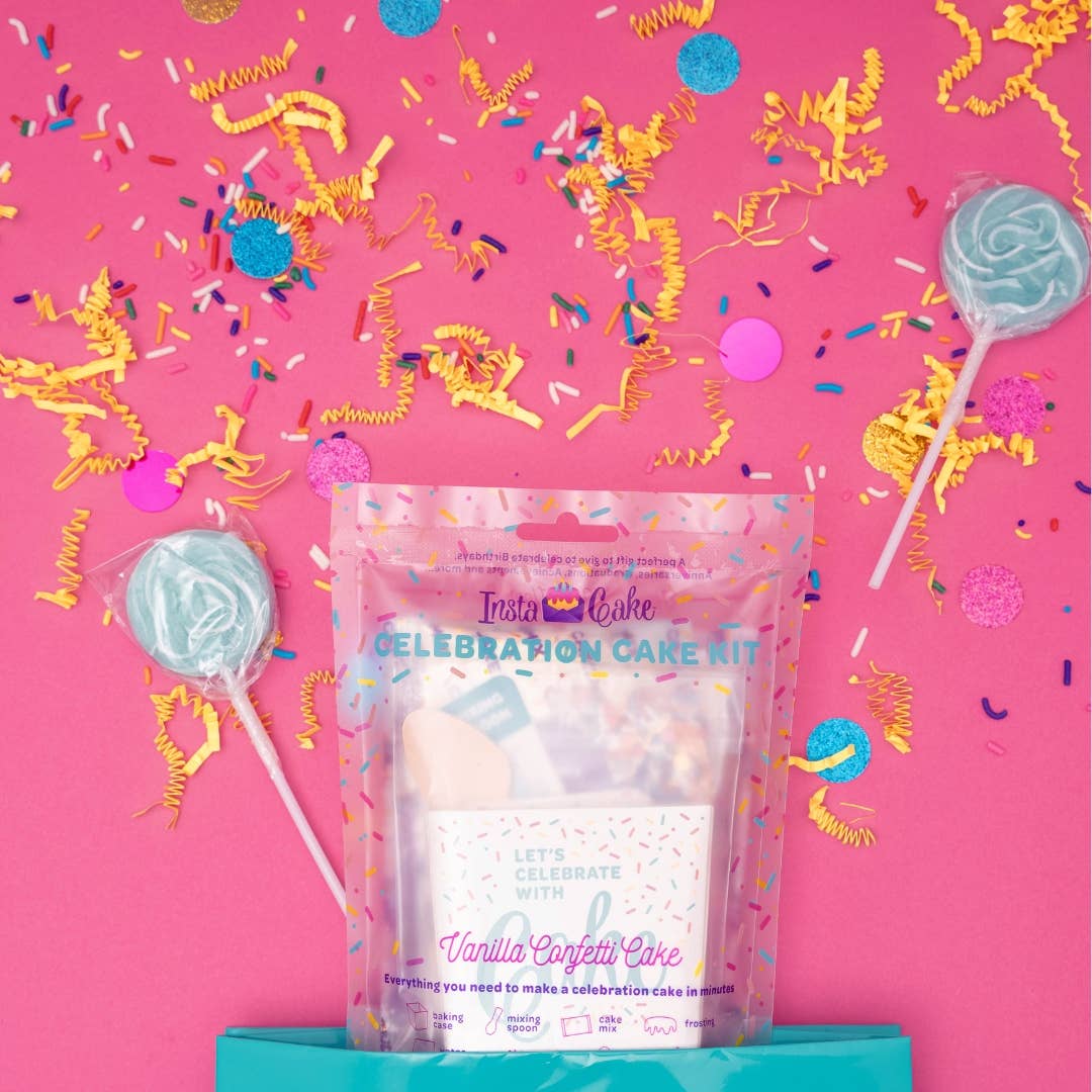 InstaCake Celebration Cake Kit: Vanilla Confetti