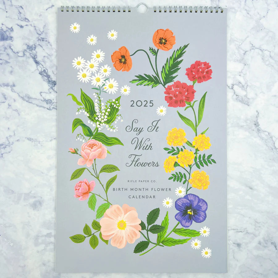 2025 Say It with Flowers Wall Calendar