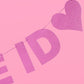 Sparkly Pink "RIP Fake ID" Banner