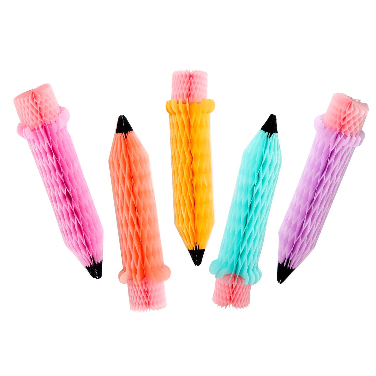 Honeycomb Rainbow Pencil Set