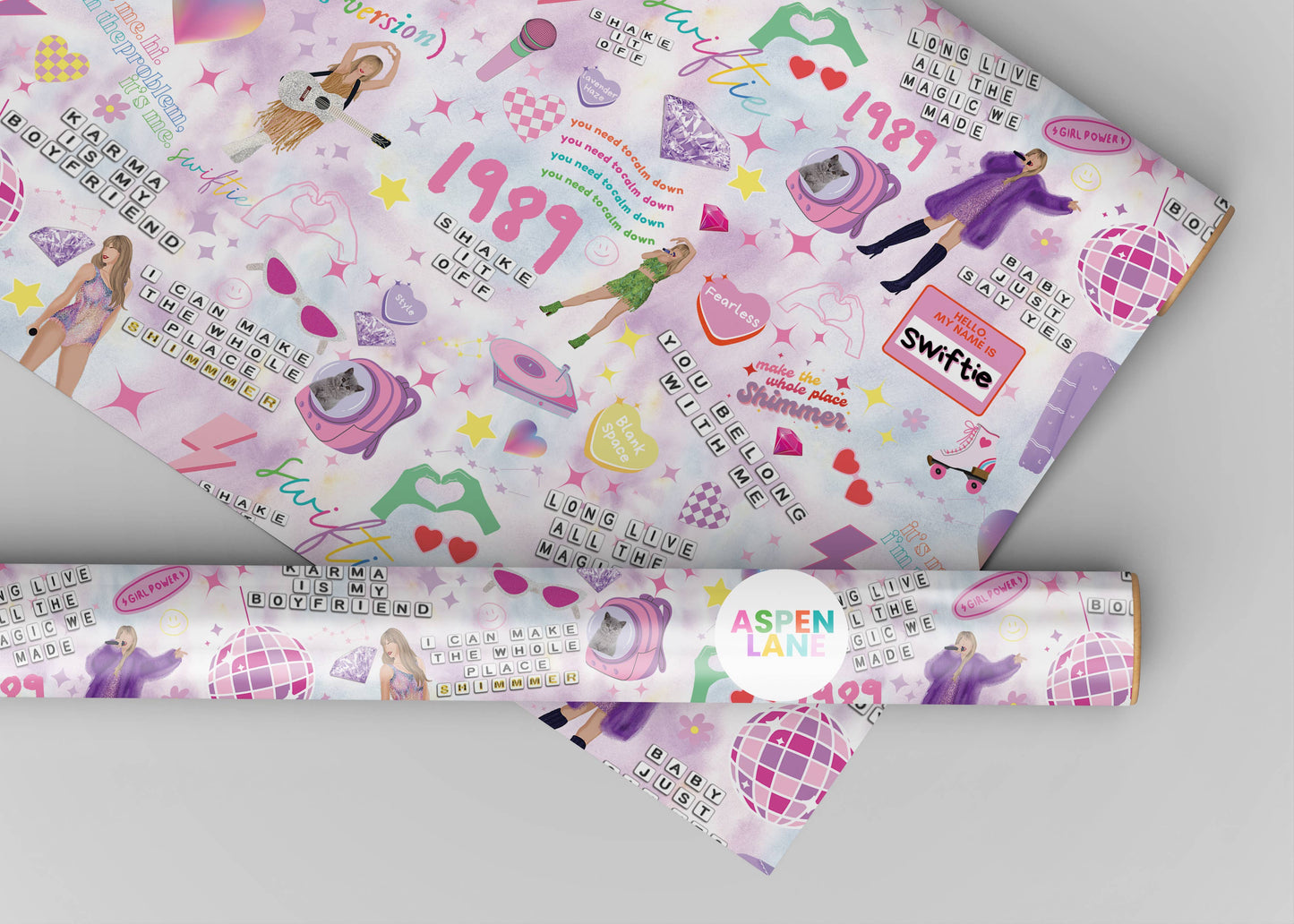 *PRE-ORDER* Taylor Swift Wrapping Paper: Swiftie Mosaic (Ships Early September)