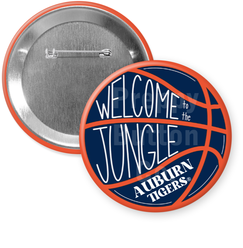 Welcome to the Jungle Game Day Button/Pin