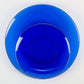 Plastic Dinner Plates: Transparent Bartenura Blue  • Gold Plastic