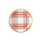 Harvest Plaid 9" Round Plate