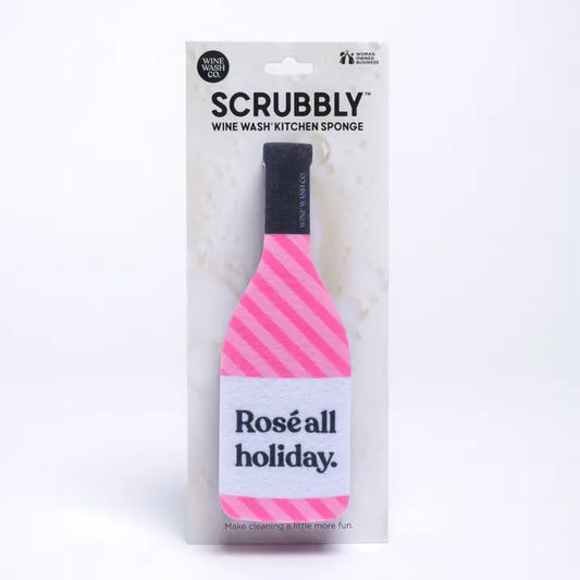 "Rosé All Holiday" Holiday Scrubbly™ Sponge