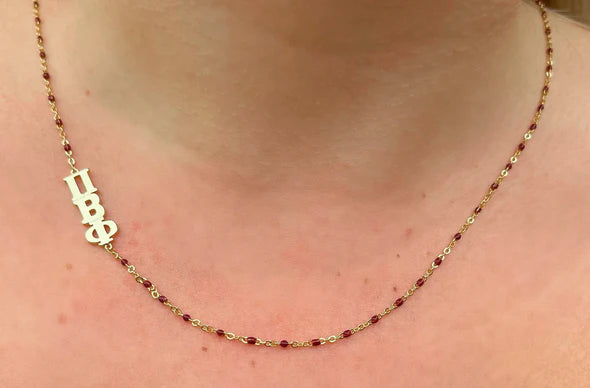 Pi Beta Phi Side Necklace