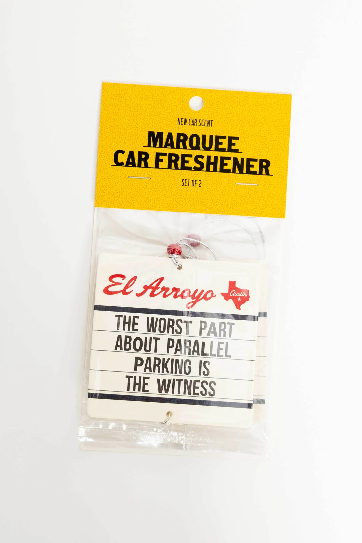 Marquee Car Freshener (2 Pack) - Parallel Parking