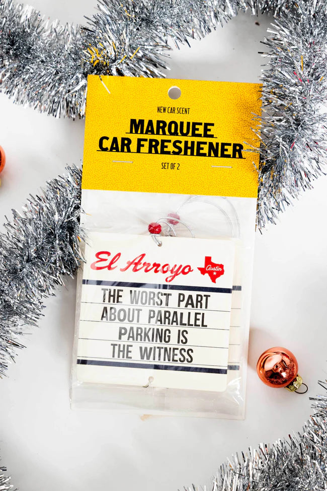 Marquee Car Freshener (2 Pack) - Parallel Parking