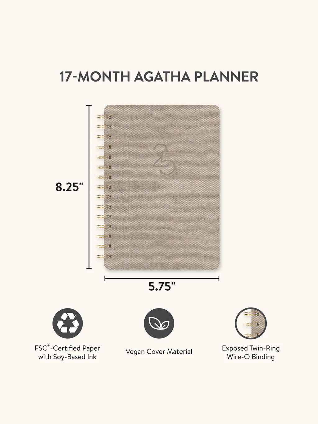 2025 Stone Agatha Planner