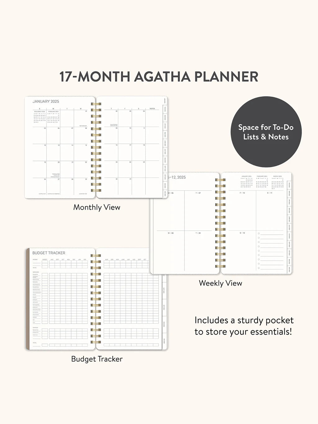 2025 Stone Agatha Planner