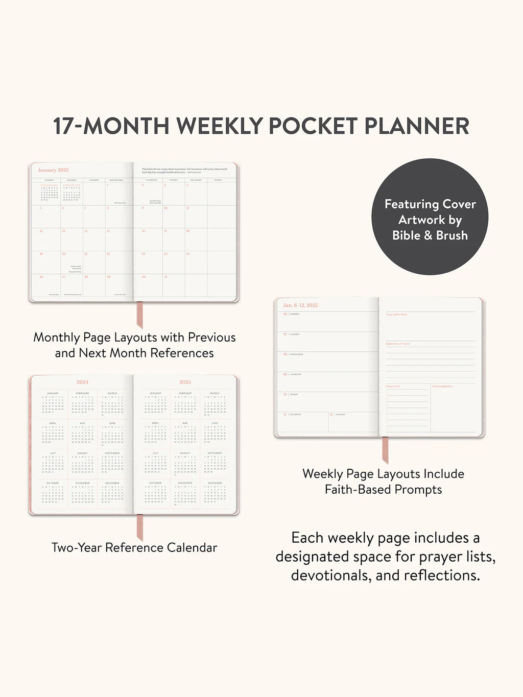 2025 Wonderfully Made Weekly Pocket Planner