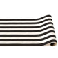 Black Noir Signature Cabana Stripe Table Runner