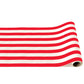 Cherry Red Signature Cabana Stripe Table Runner