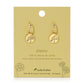 April Birth Month Flower Earrings (Daisy/Diamond)