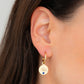 December Birth Month Flower Earrings (Holly/Blue Zircon)