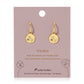 February Birth Month Flower Earrings (Violet/Amethyst)