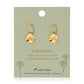 January Birth Month Flower Earrings (Carnation/Garnet)