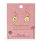 November Birth Month Flower Earrings (Chrysanthemum/Topaz)