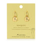 October Birth Month Flower Earrings (Marigold/Tourmaline)