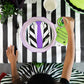 Black Noir Signature Cabana Stripe Table Runner