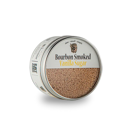 Bourbon Smoked Vanilla Sugar (4oz Tin)